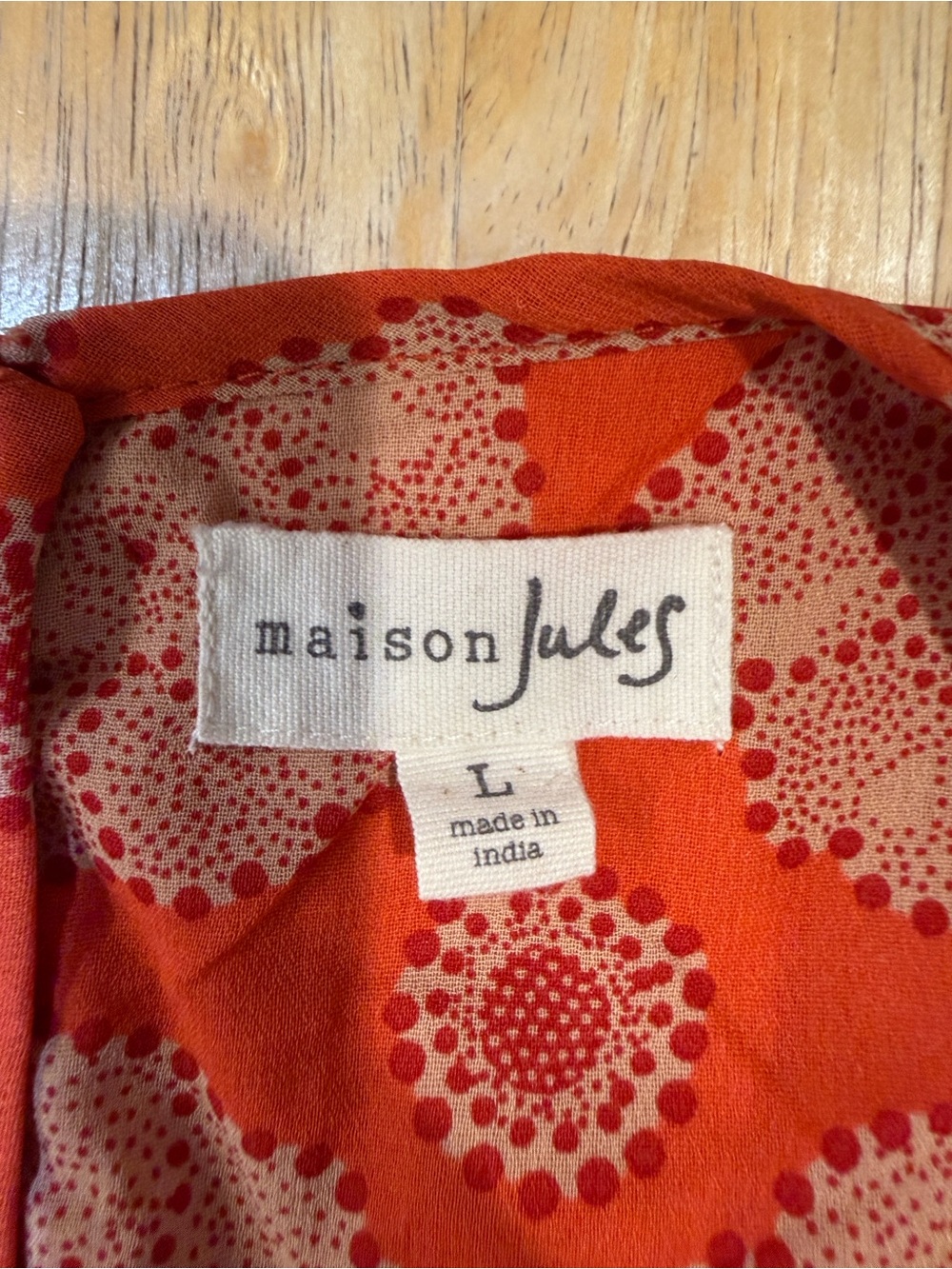 Maison Jules Orange Sleeveless Floral A-Line Dress - Perfect Fall Dress - Picture 2 of 10